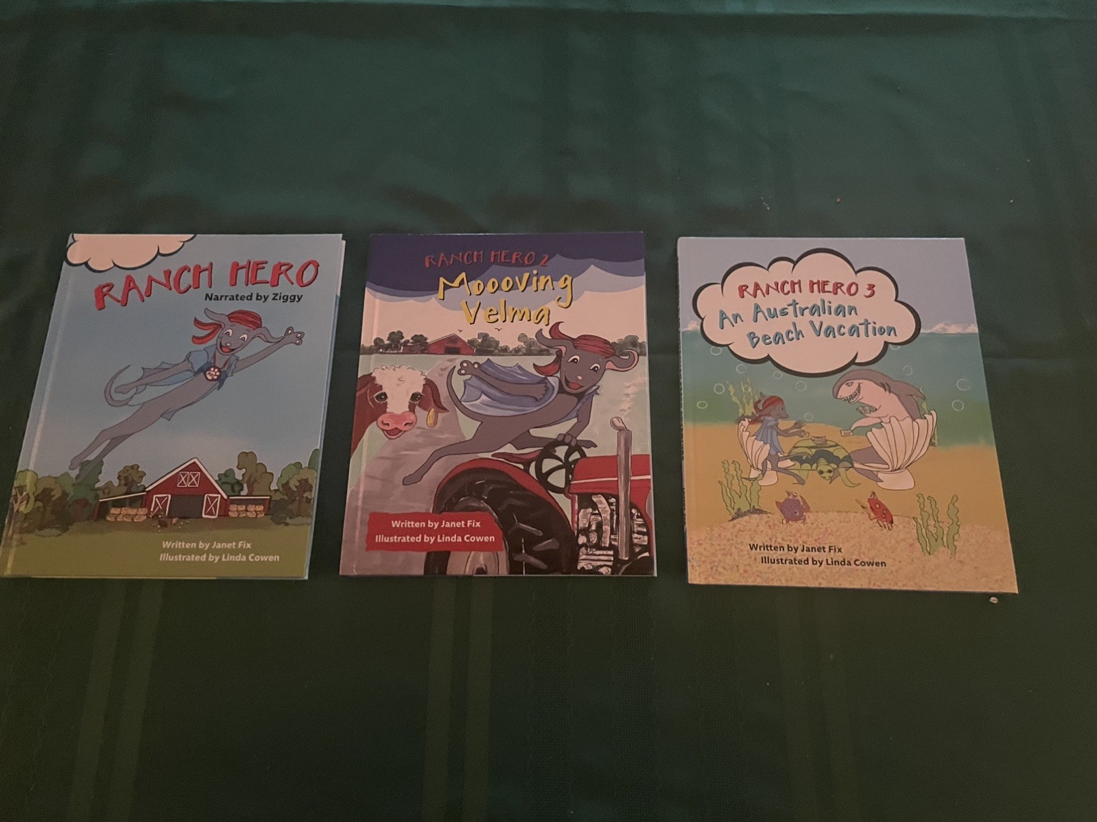 Ranch Hero 1, Ranch Hero 2, Ranch Hero 3, Janet, Fix, Like New, Hardcovers, PreO