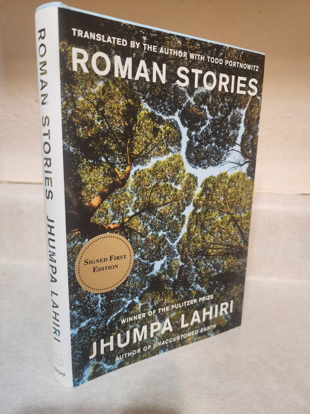 ROMAN STORIES Jhumpa Lahiri SIGNED 1st Edition First Printing FICTION Pulitzer
