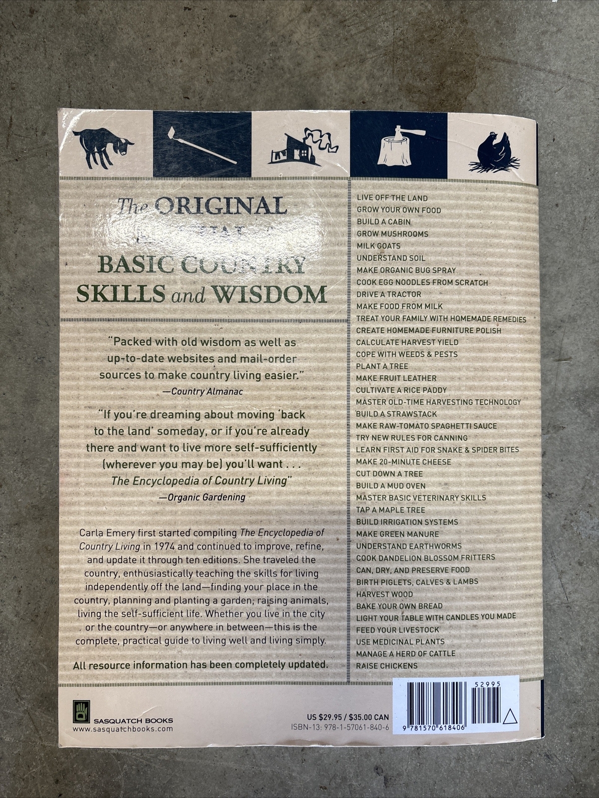 Encyclopedia of Country Living, 40th An…, Carla Emery